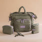 Avery Row Baby Changing Tote Bag - Olive