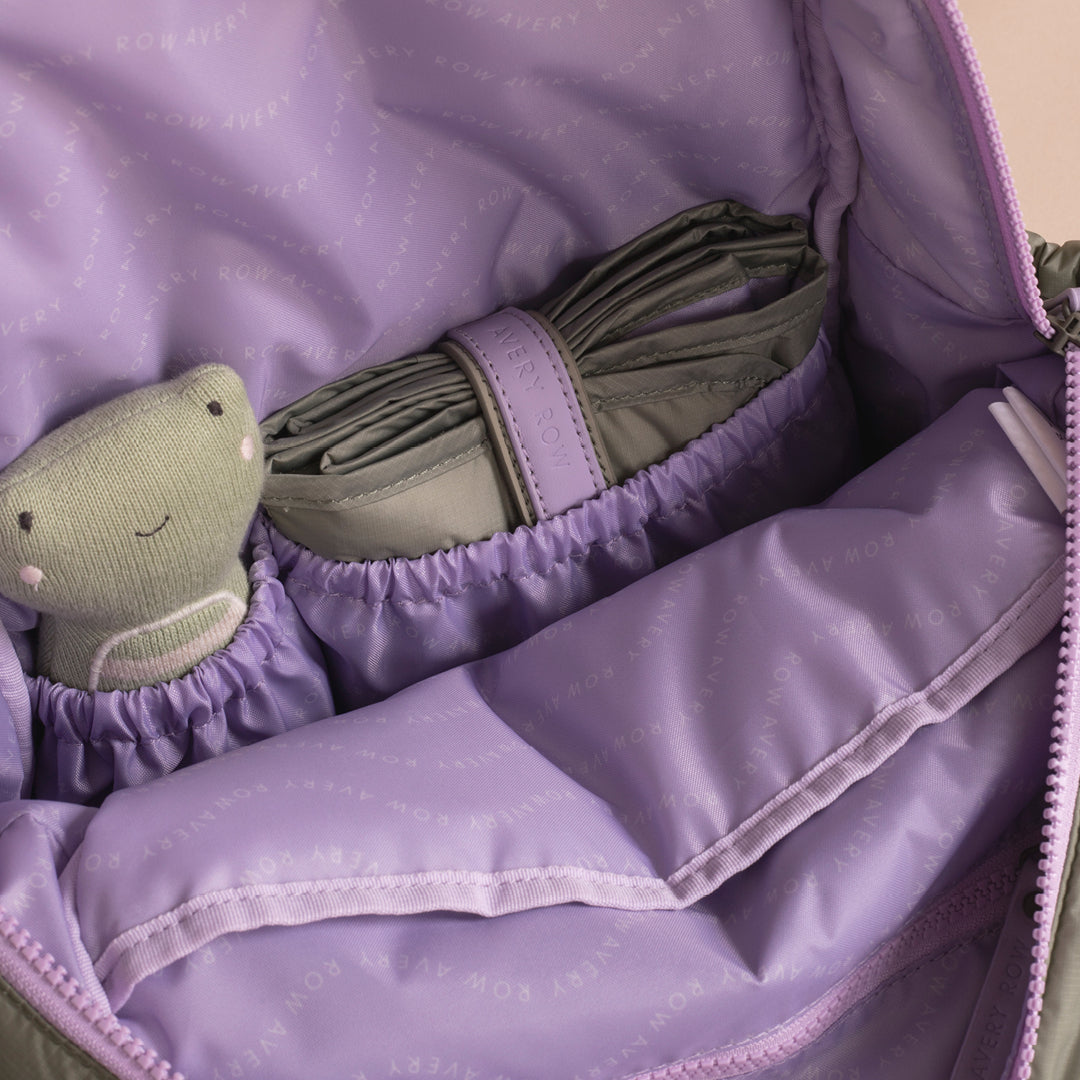Avery Row Baby Changing Backpack - Olive