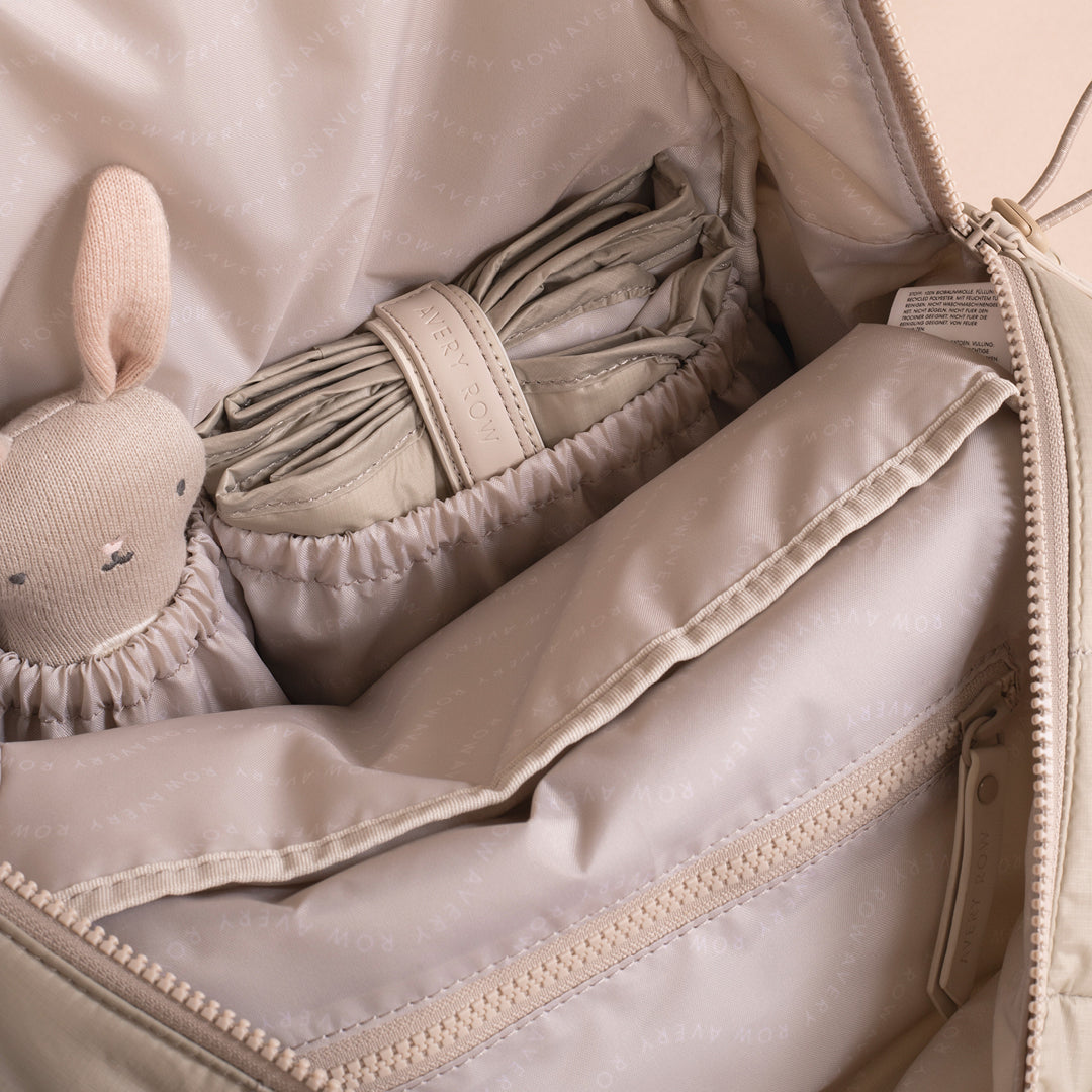 Avery Row Baby Changing Backpack - Oyster