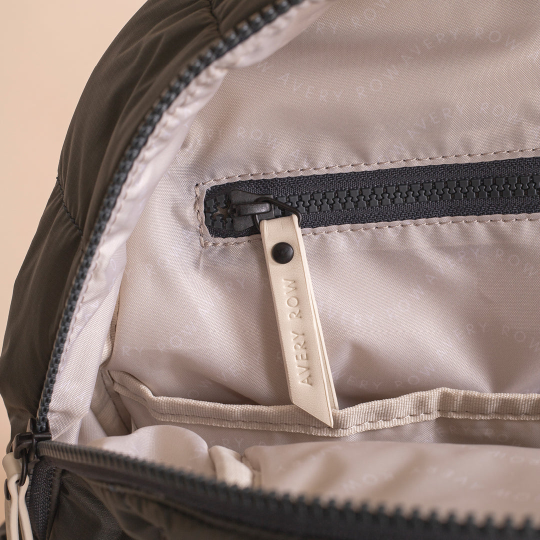 Avery Row Baby Changing Backpack - Soft Black