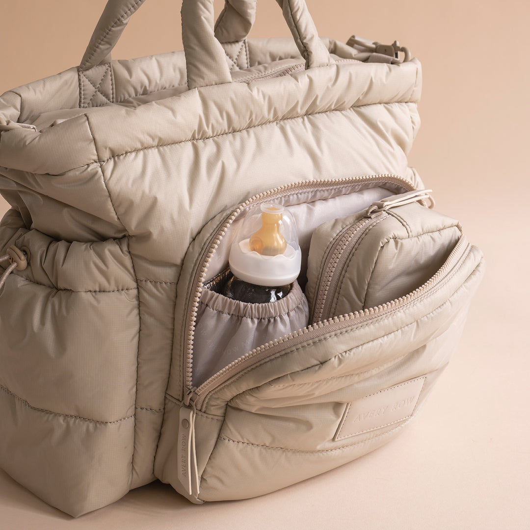 Avery Row Baby Changing Tote Bag - Oyster