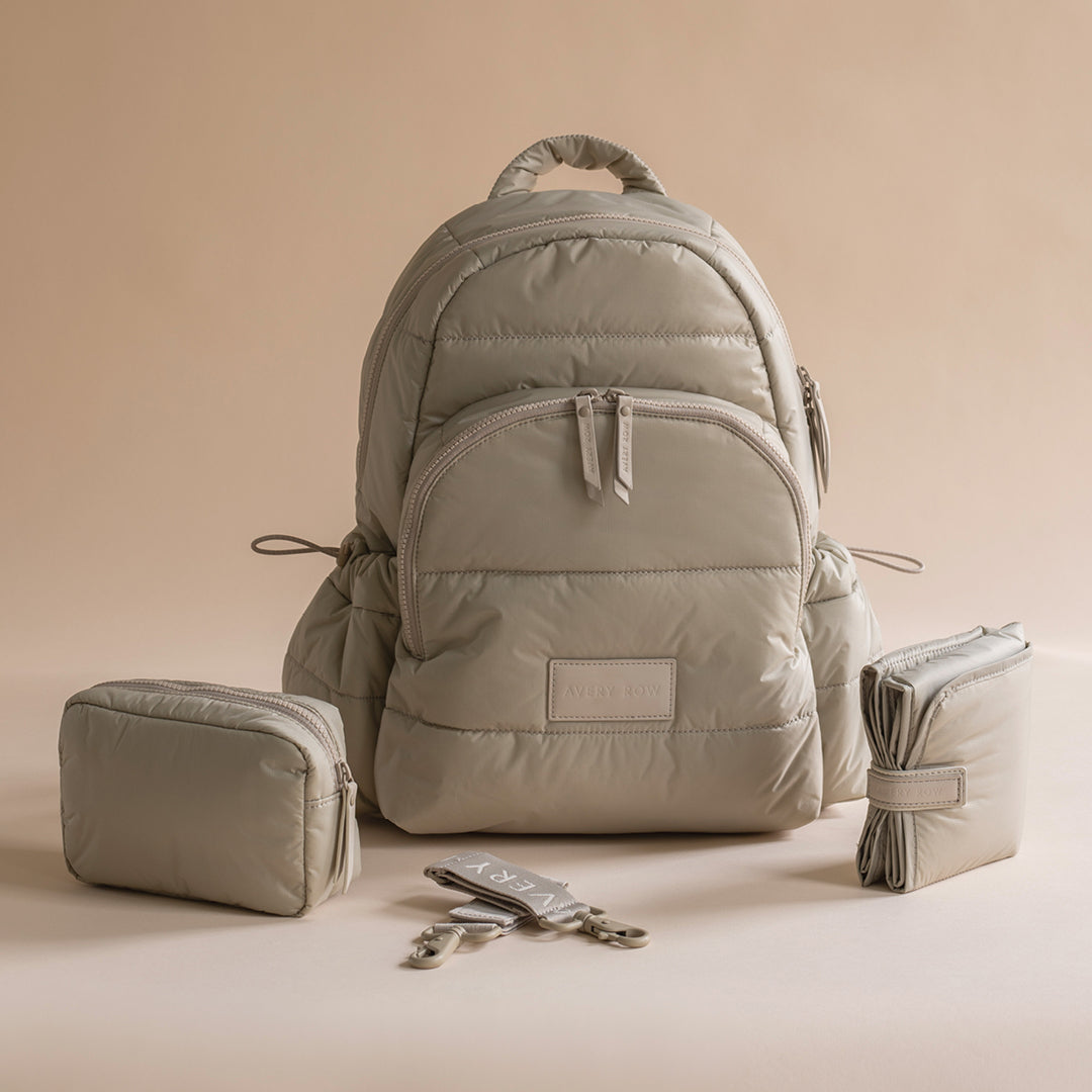Avery Row Baby Changing Backpack - Oyster