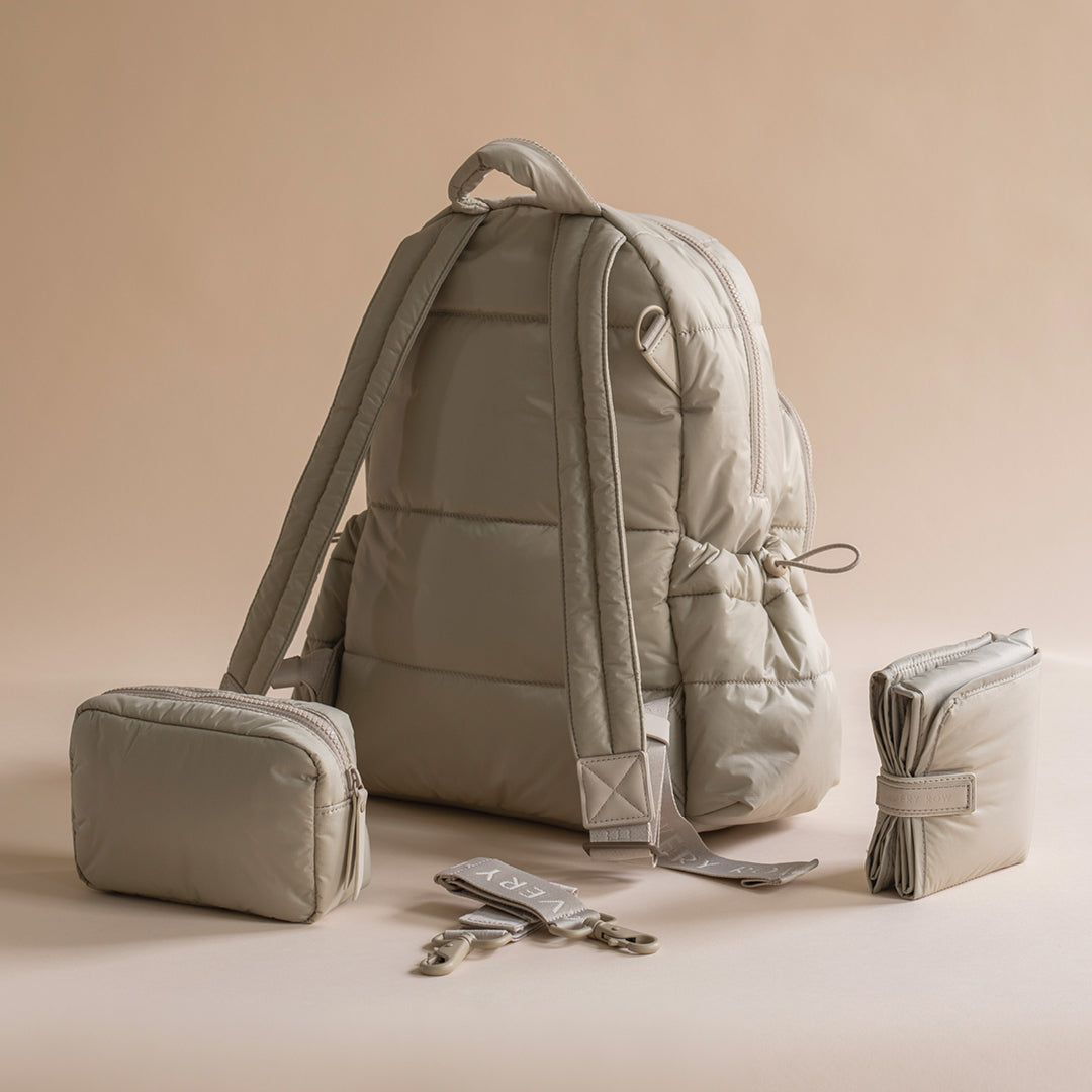 Avery Row Baby Changing Backpack - Oyster