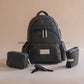 Avery Row Baby Changing Backpack - Soft Black