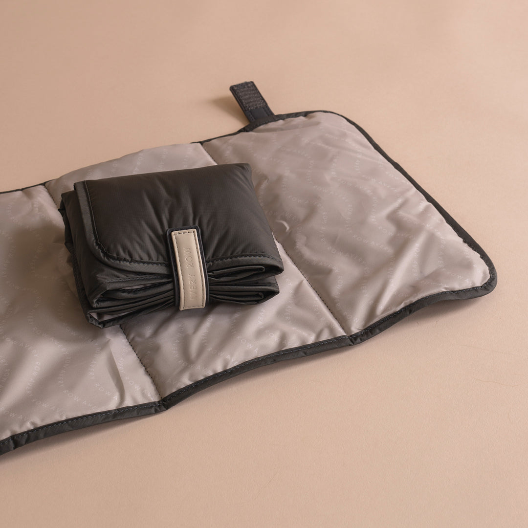 Avery Row Baby Changing Tote Bag - Soft Black