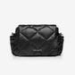 Tiba + Marl Nova Eco Compact Changing Bag - Black Quilted Faux Leather