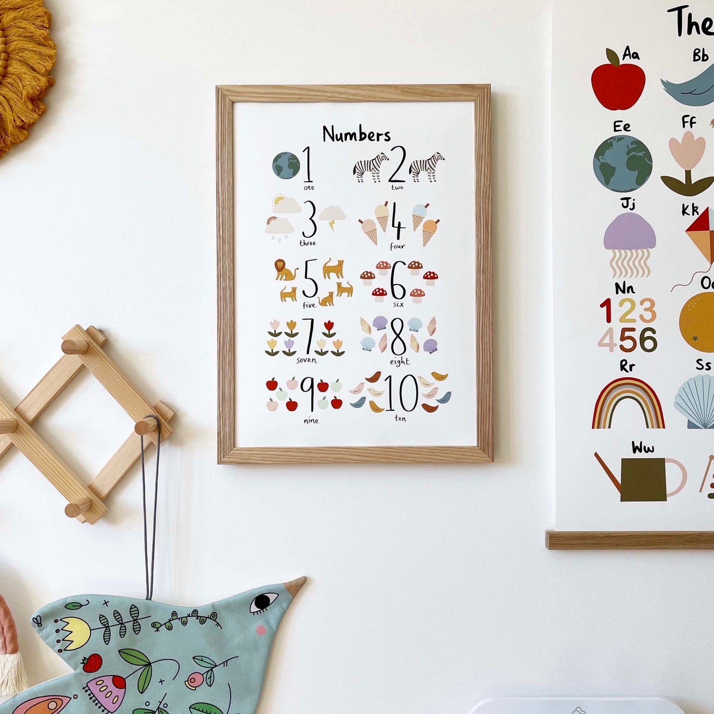 Kid of the Village Numbers Art Print