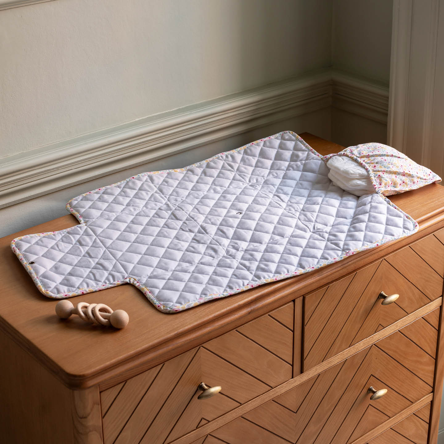 Avery Row Travel Baby Changing Mat - Wildflower Garden