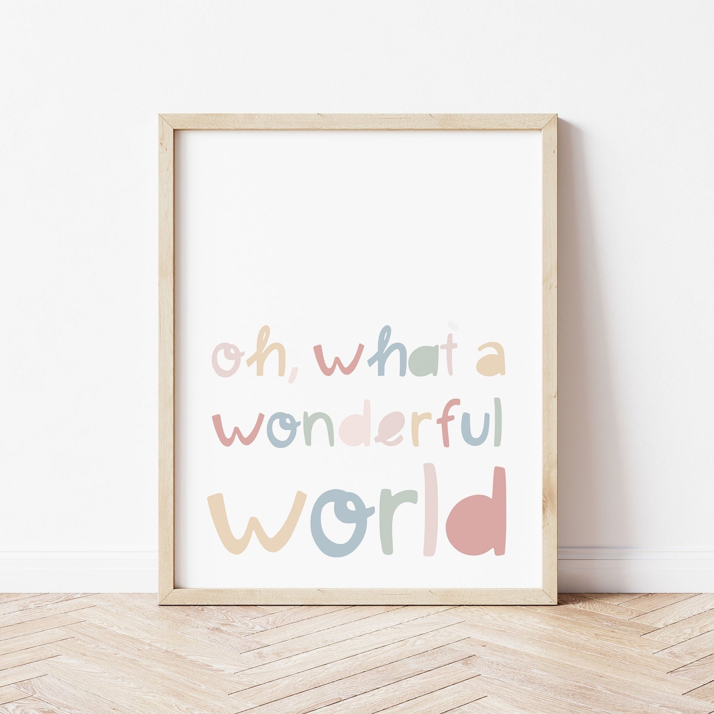 The Little Jones Oh, What A Wonderful World Print