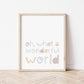 The Little Jones Oh, What A Wonderful World Print