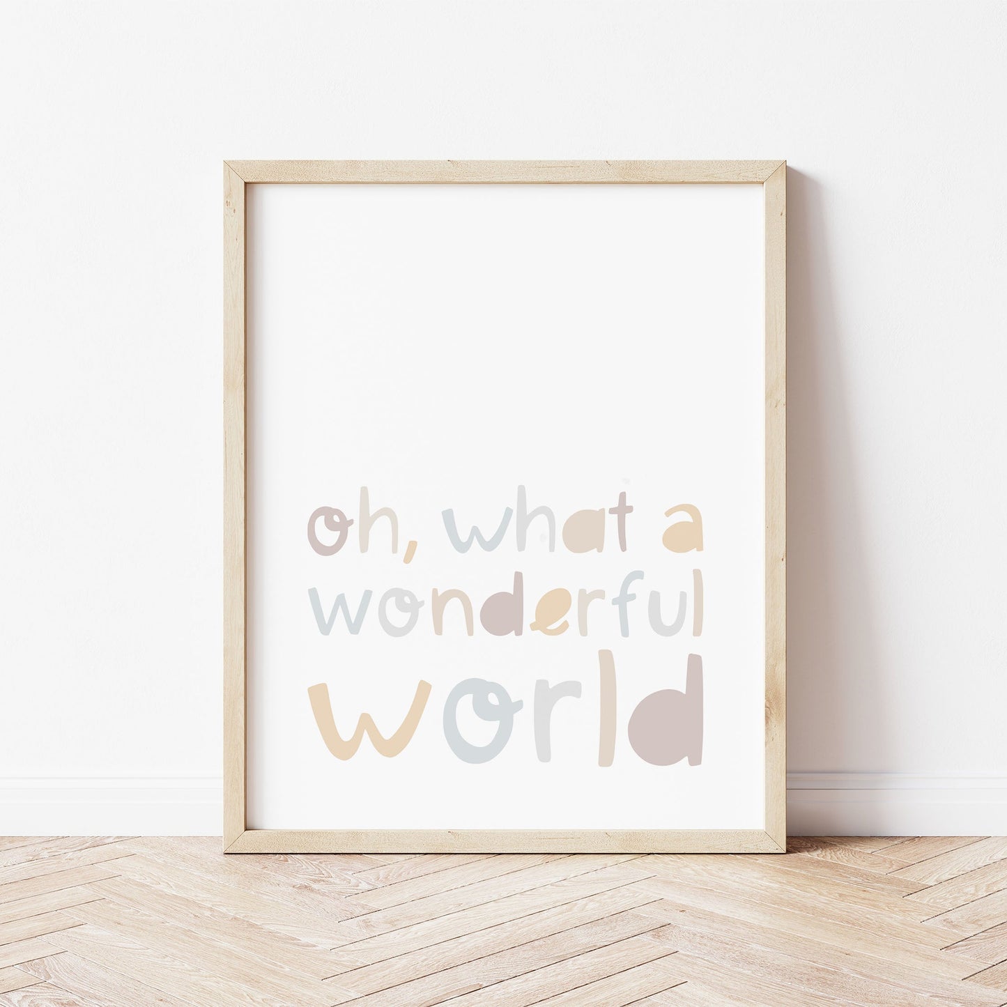 The Little Jones Oh, What A Wonderful World Print