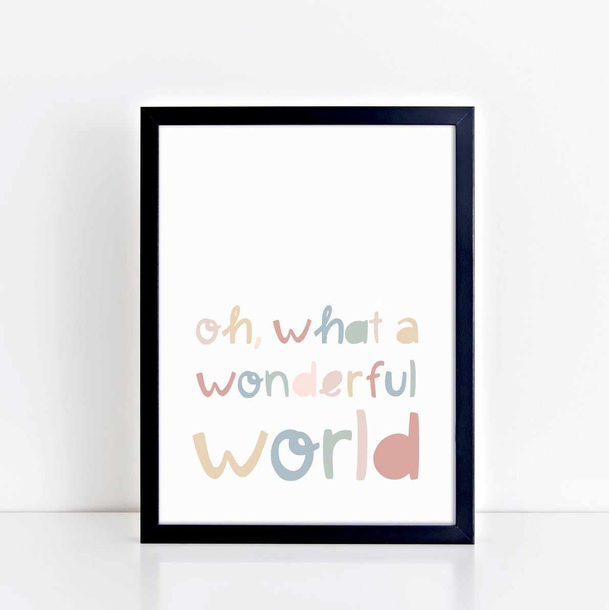 The Little Jones Oh, What A Wonderful World Print