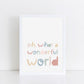 The Little Jones Oh, What A Wonderful World Print