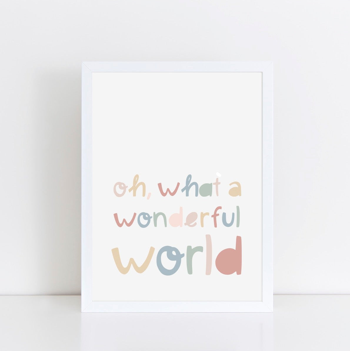 The Little Jones Oh, What A Wonderful World Print