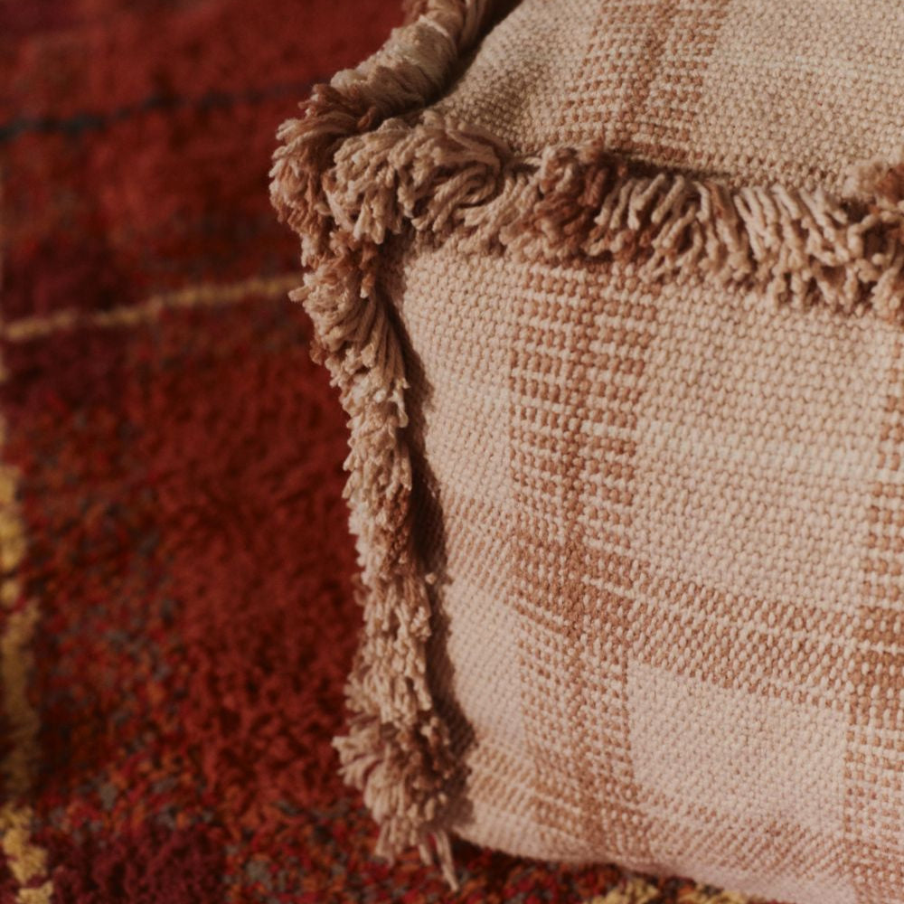 Lorena Canals Handloom Pouf - Rose