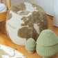 Lorena Canals Pouf - Rugcycled - World Map