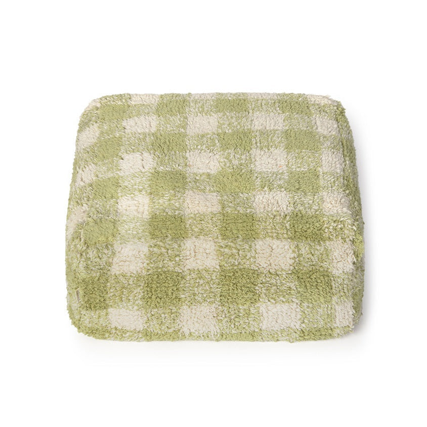 Lorena Canals Pouf - Vichy Matcha