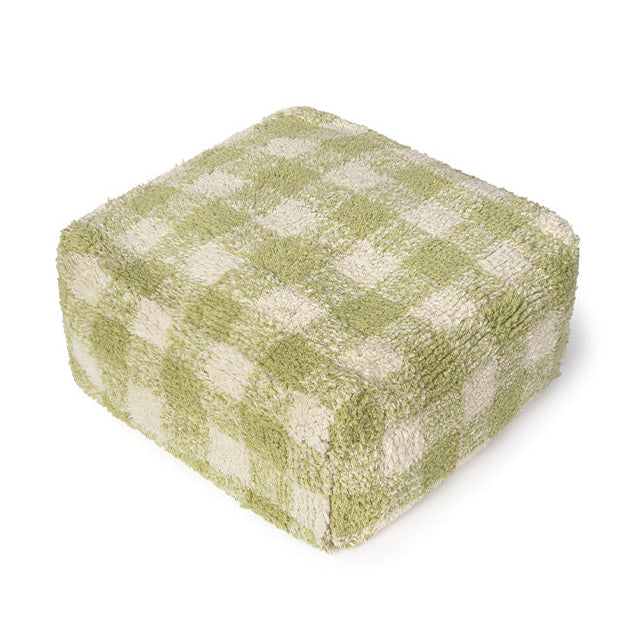 Lorena Canals Pouf - Vichy Matcha