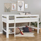 Hoppekids Eco Luxury Mid Sleeper Bed - White