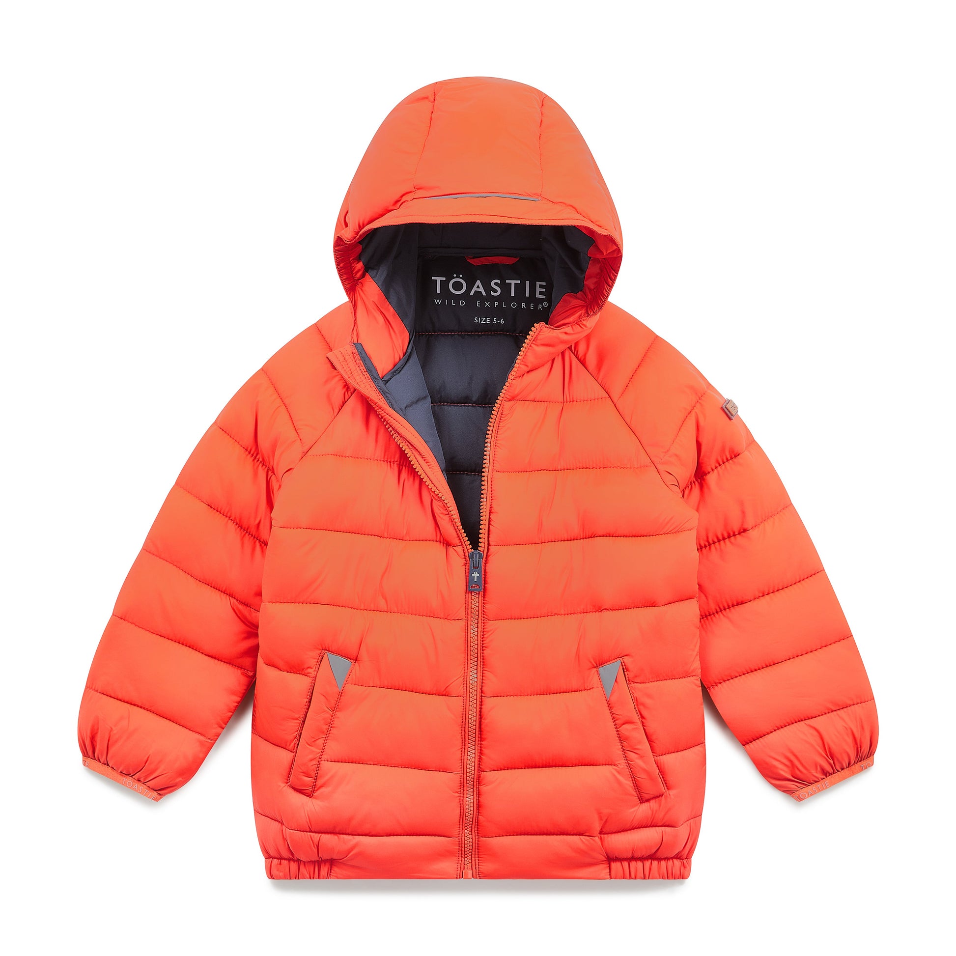 Toastie Kids Pack-a-Way Mountain Puffer - Expedition Orange