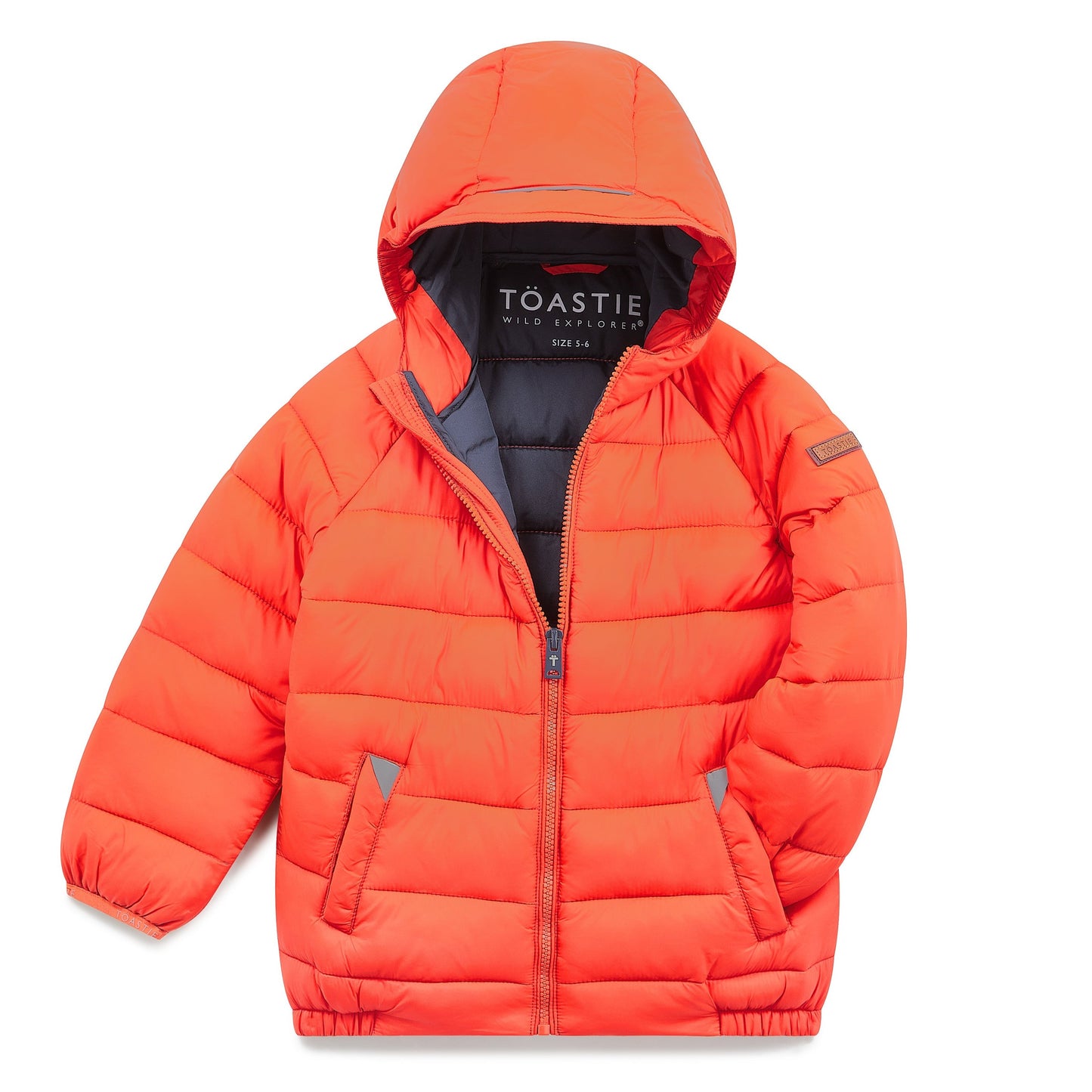 Toastie Kids Pack-a-Way Mountain Puffer - Expedition Orange