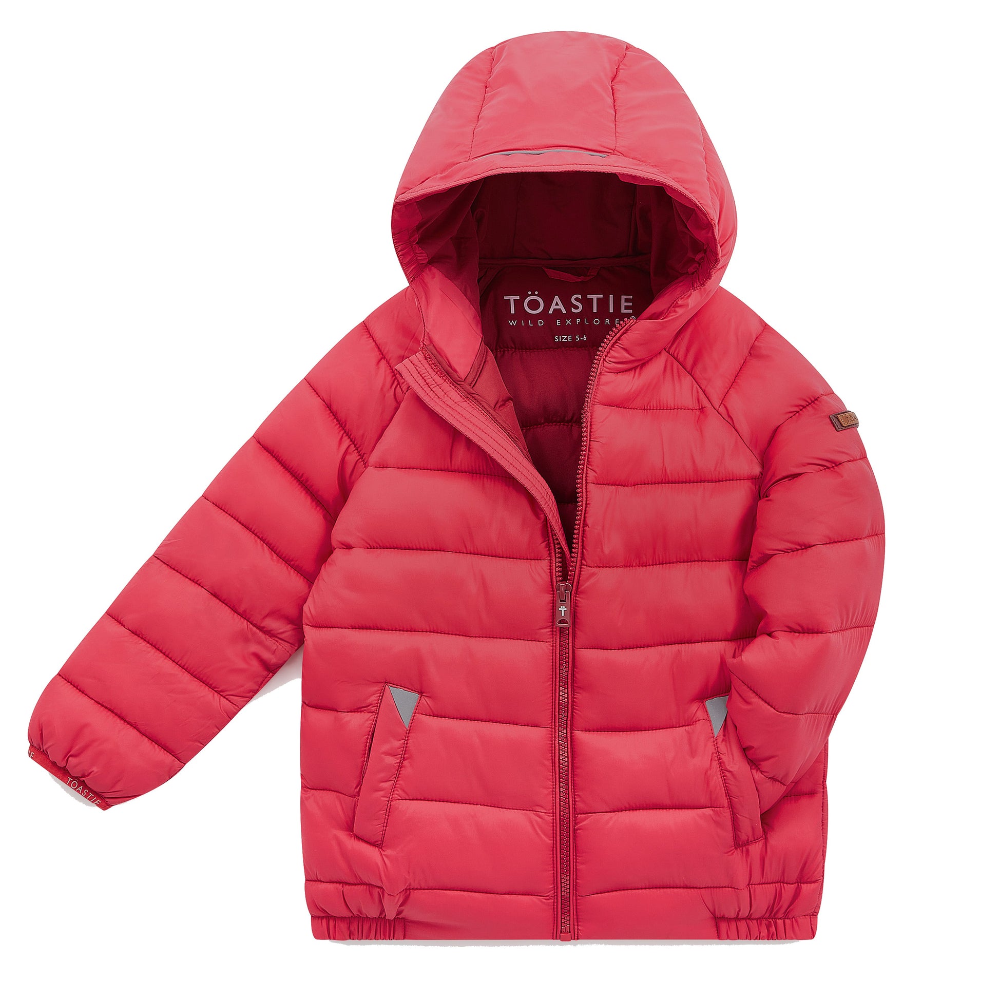 Toastie Kids Pack-a-Way Mountain Puffer - Raspberry Pink