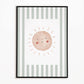 The Little Jones Boho Sunshine Print - Green Stripes