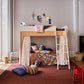 Oeuf NYC Perch Bunk Bed - White & Birch
