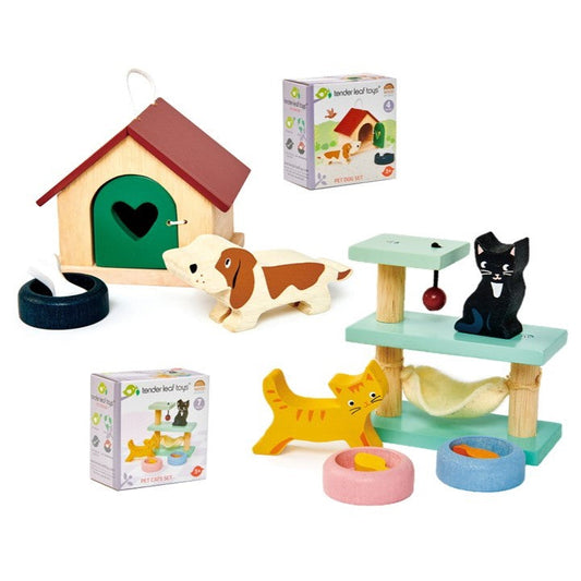 Tender Leaf Toys Wooden Pet Care Toy Bundle