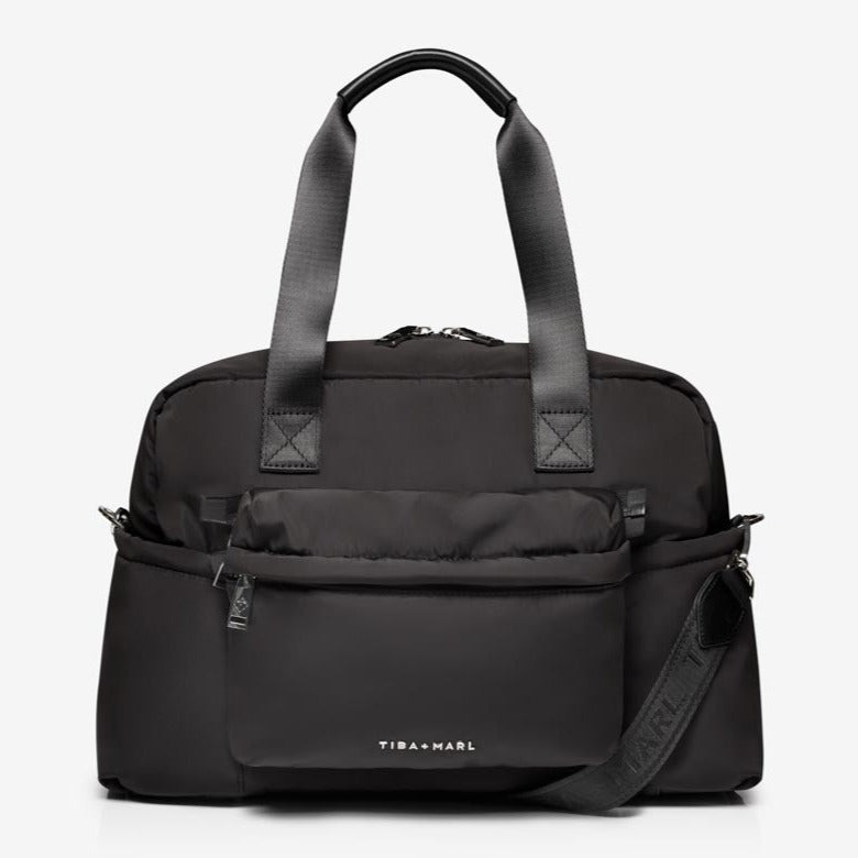 Tiba + Marl Phoenix Eco Holdall Changing Bag - Black Nylon