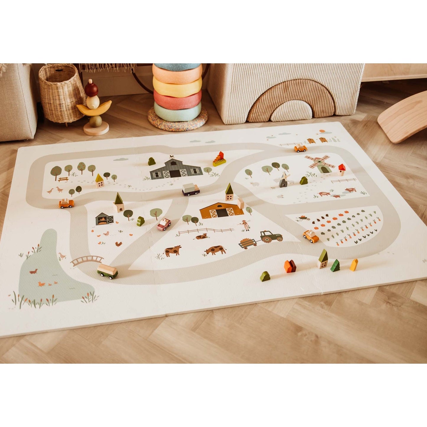 Play & Go Tiloo Puzzle Mat - Farm