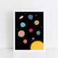 The Little Jones Planets Print