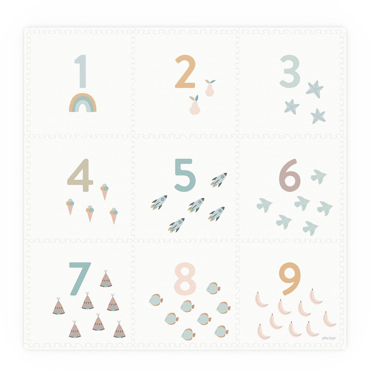 Play & Go Tiloo Puzzle Mat - Numbers