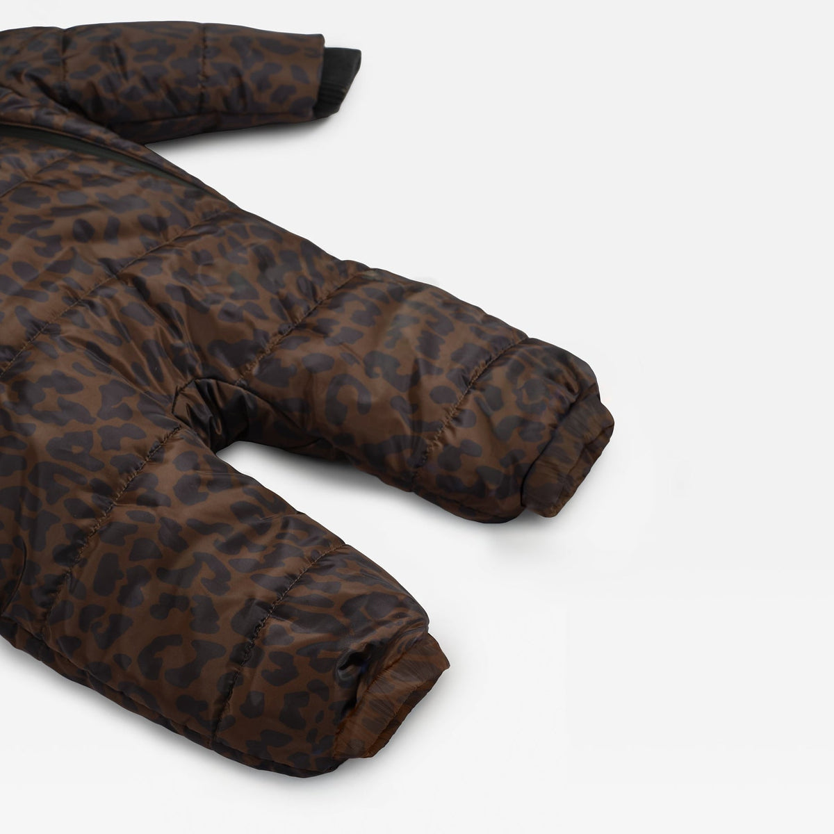 Finnsøn ANDERS Eco Snowsuit - Chocolate Leopard (Footless)