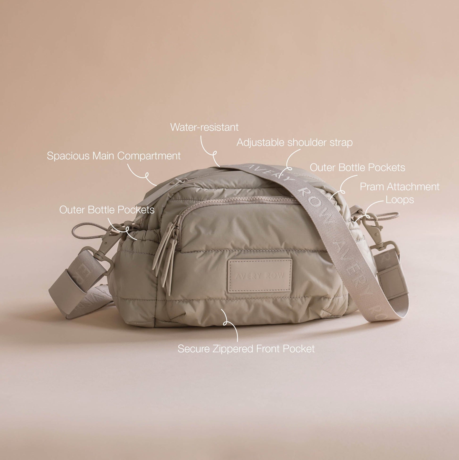 Avery Row Pram Organiser Bag - Oyster