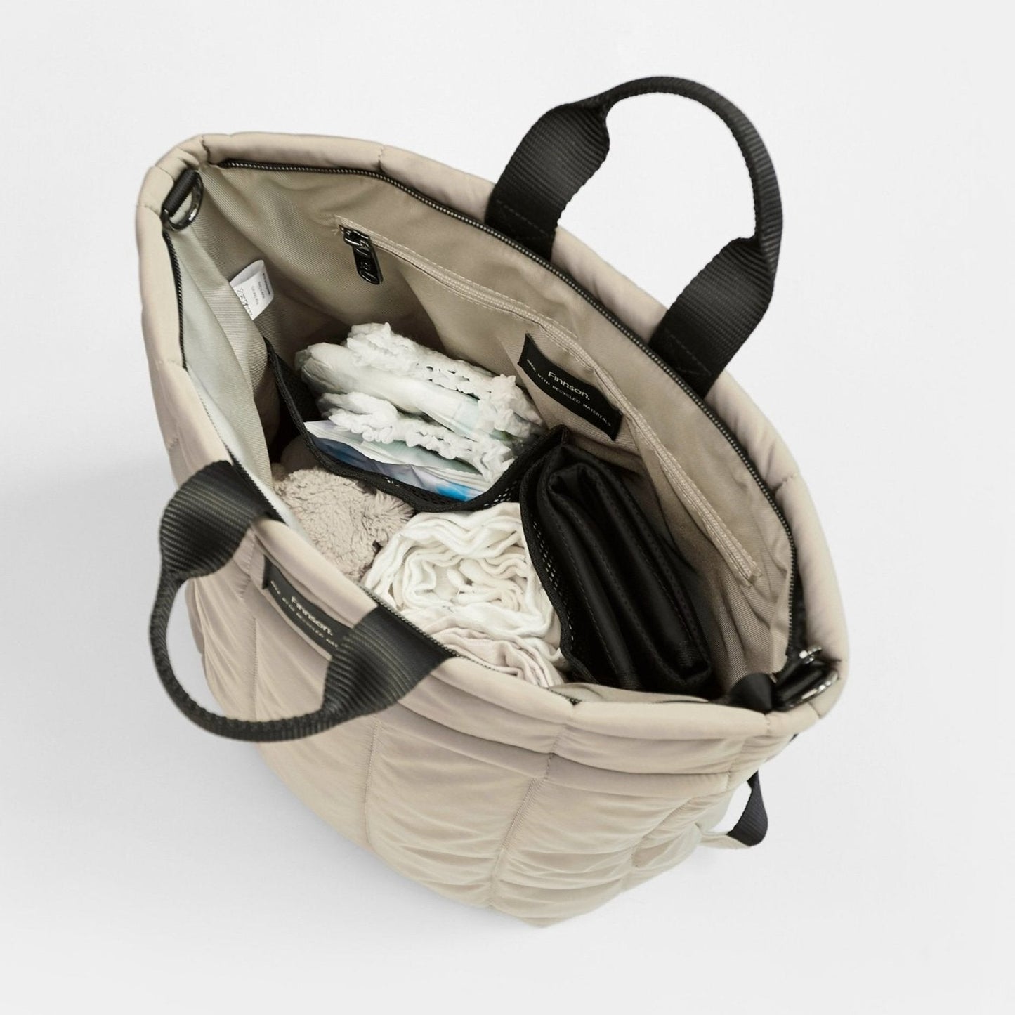 Finnsøn RAE Eco Changing Backpack With Changing Mat - Taupe