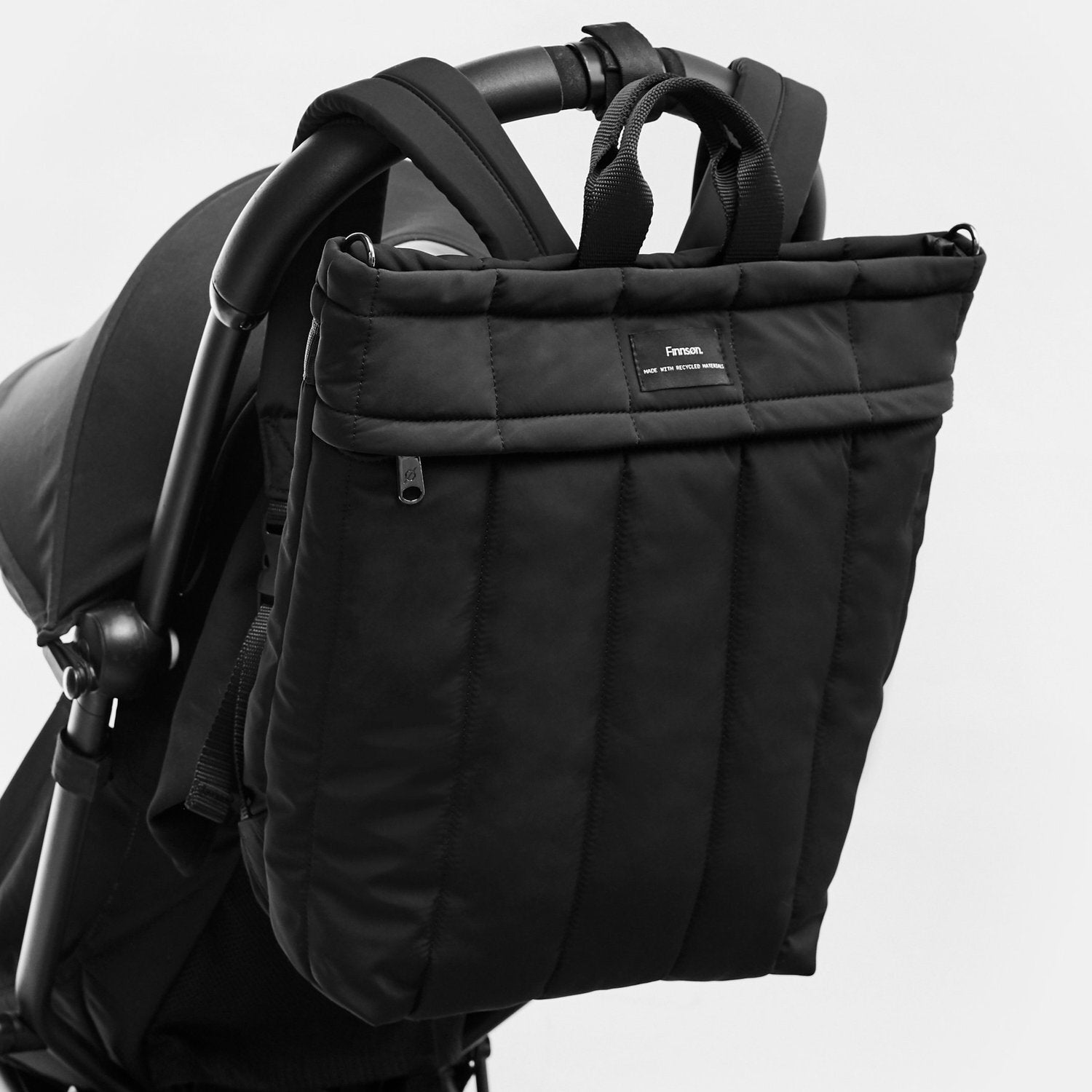 Finnsøn RAE Eco Changing Backpack With Changing Mat - Black