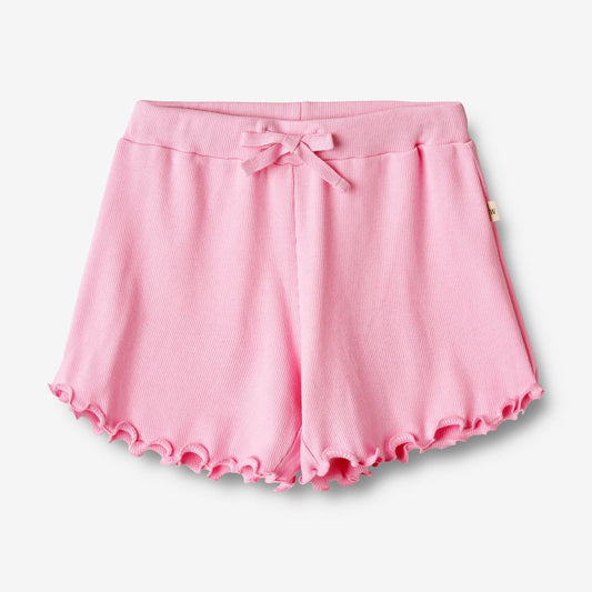 Wheat 'Gertrud' Children's Rib Shorts - Pink