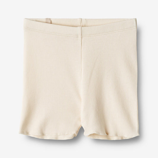 Wheat 'Sine' Children's Rib Shorts - Cream