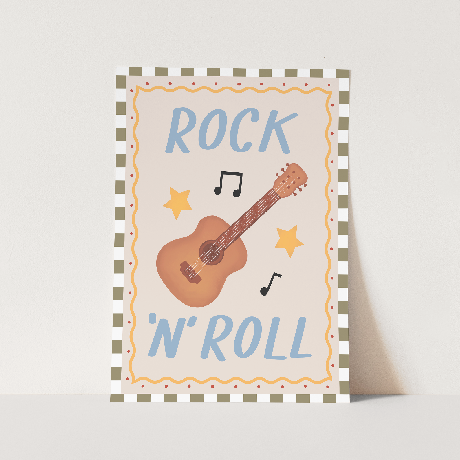 Kid of the Village Rock 'n' Roll Art Print