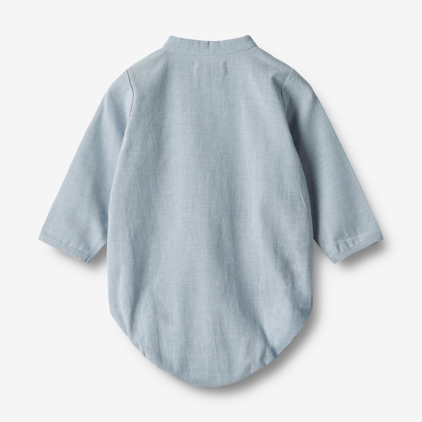 Wheat 'Victor' Baby Romper Shirt - Blue Waves