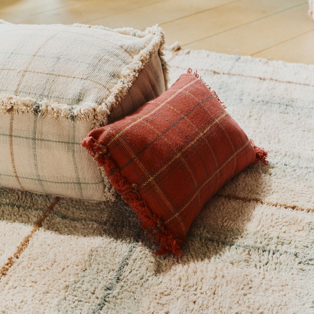 Lorena Canals Handloom Cushion - Maple Red