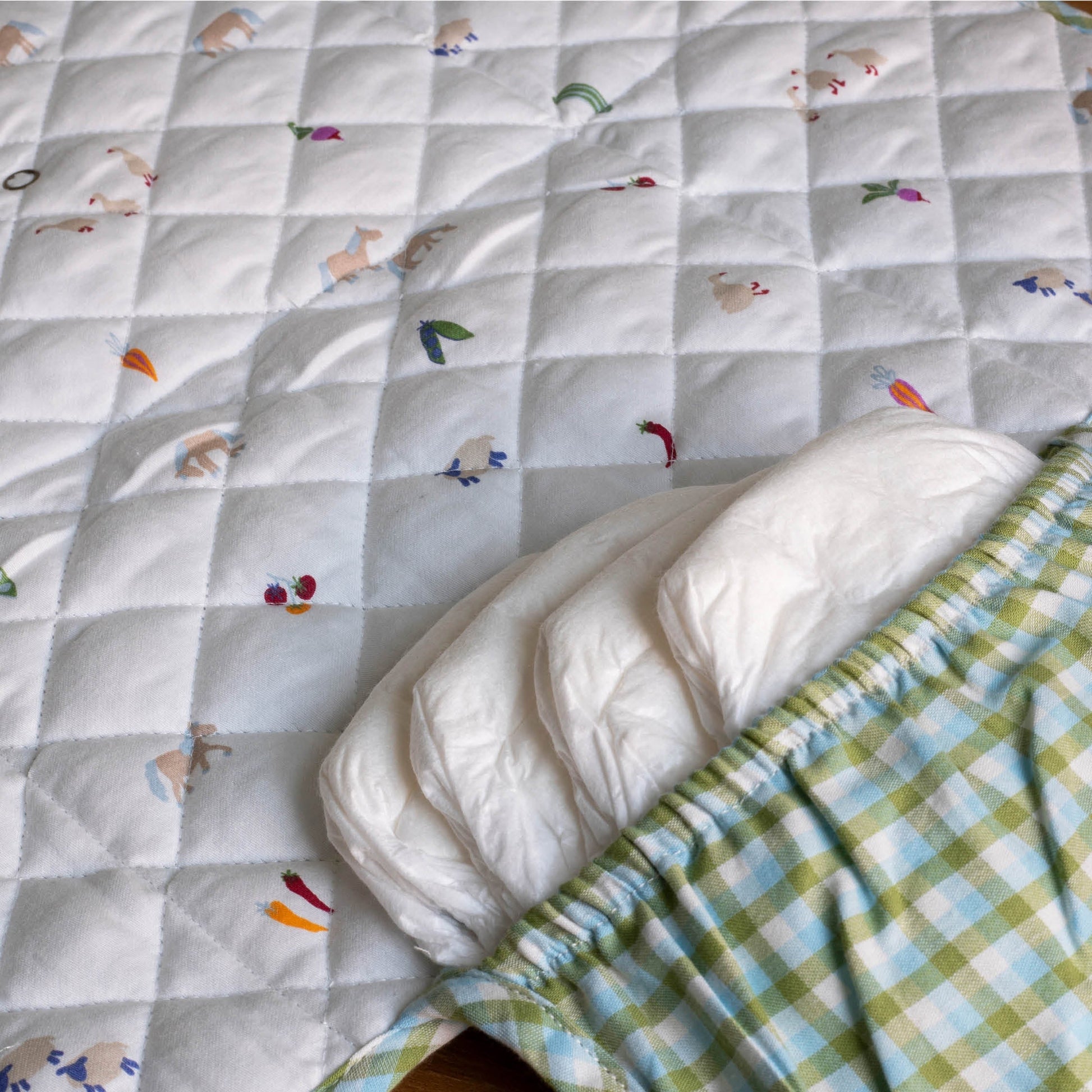 Avery Row Travel Baby Changing Mat - Greenhouse Gingham