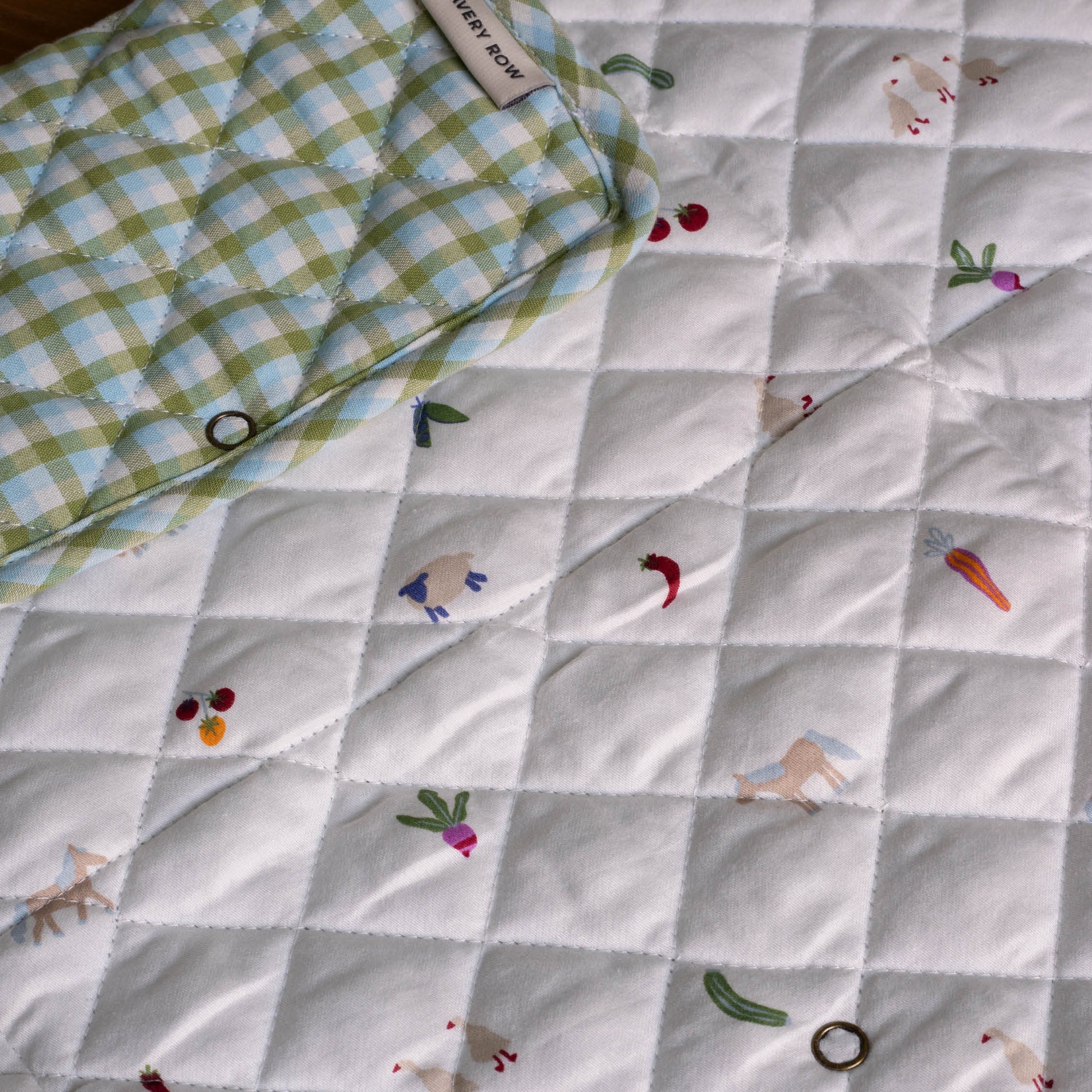 Avery Row Travel Baby Changing Mat - Greenhouse Gingham
