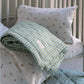 Avery Row Quilted Cotbed Bedspread  - Greenhouse Gingham