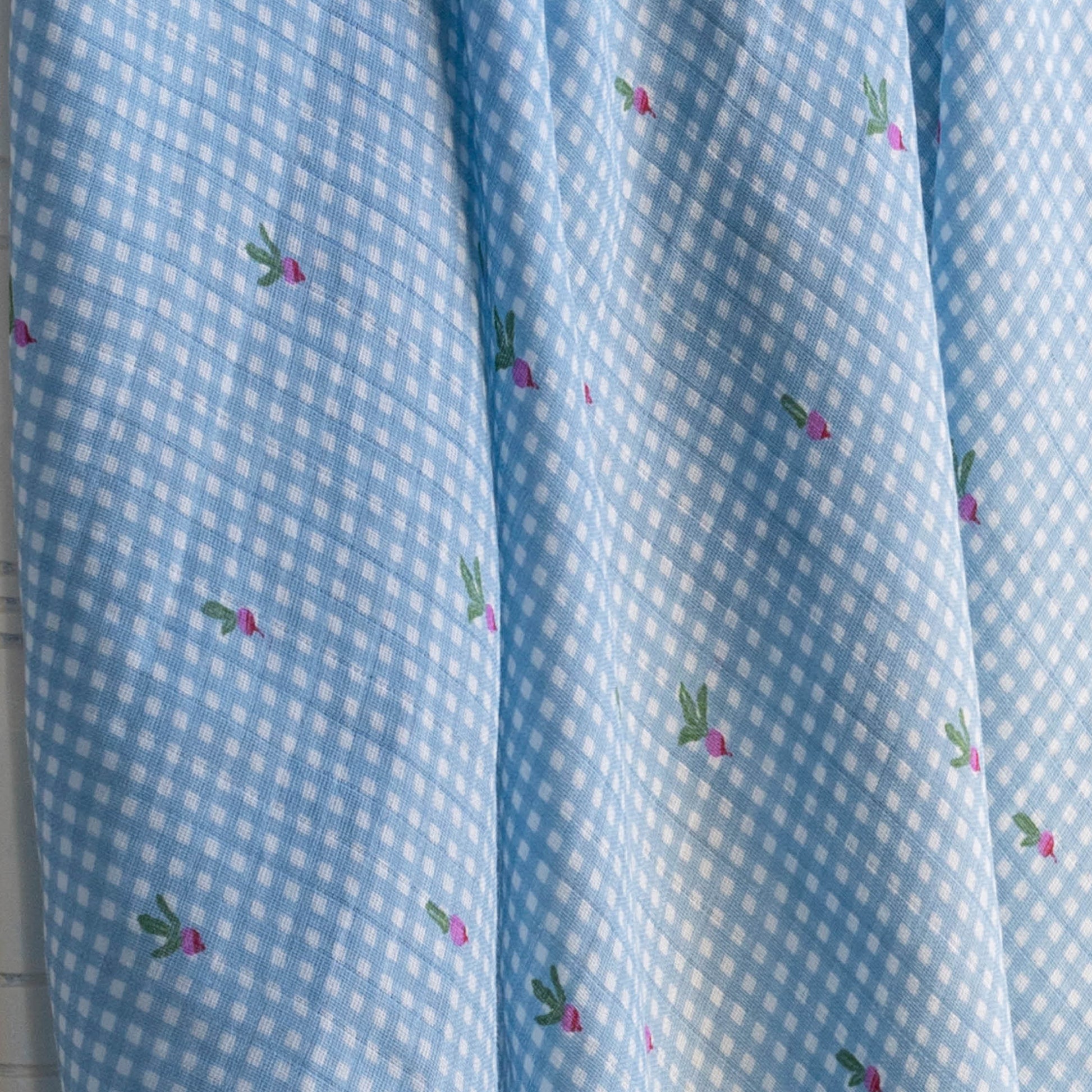 Avery Row Organic Baby Muslin Swaddles - 2 Pk - Little Farm/Radish