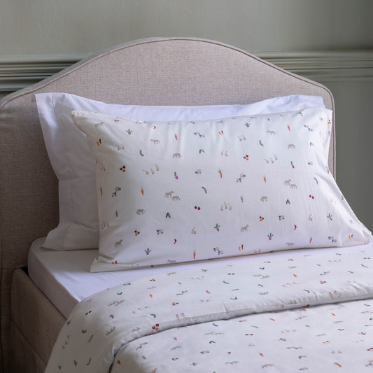 Avery Row Organic Cotton Single Pillowcase - Little Farm