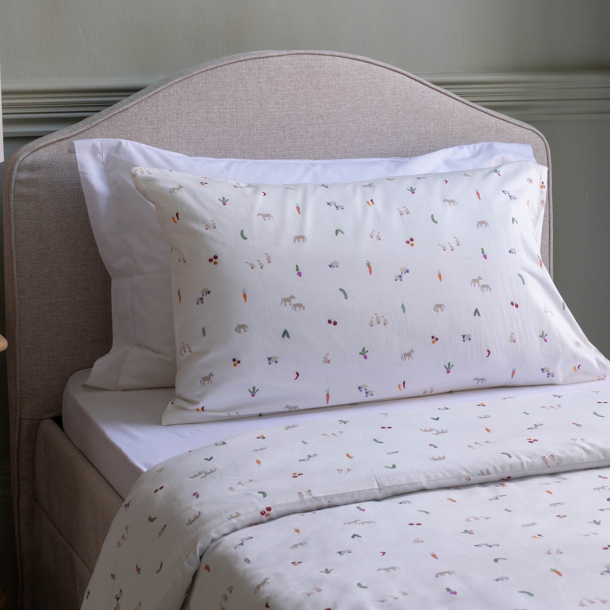 Avery Row Organic Cotton Single Bedding Set - Little Farm