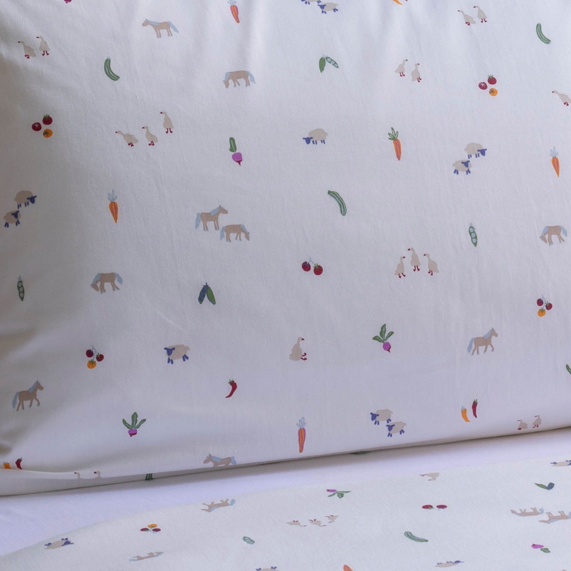 Avery Row Organic Cotton Single Bedding Set - Little Farm