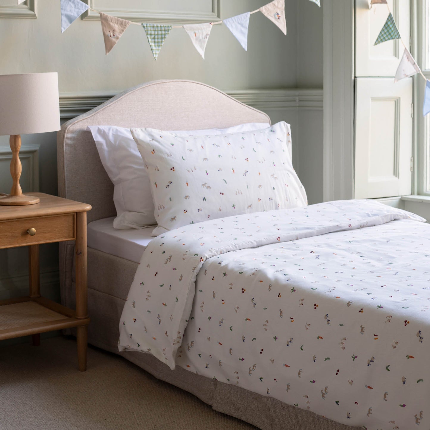 Avery Row Organic Cotton Single Pillowcase - Little Farm